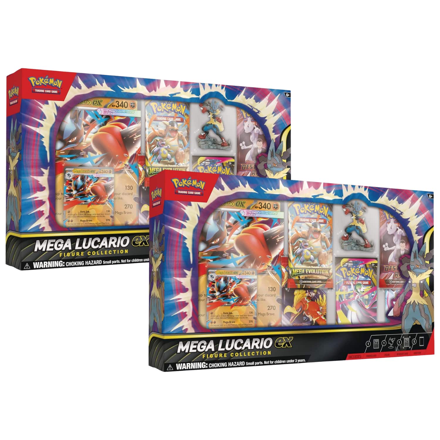 Pokémon - Pokemon ME1 Mega Evolution Lucario Figure Collections (2-Pack) price history on PriceWatchPro