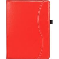 SaharaCase - Business Series Folio Case for Microsoft Surface Pro 8 - Red - Front_Zoom