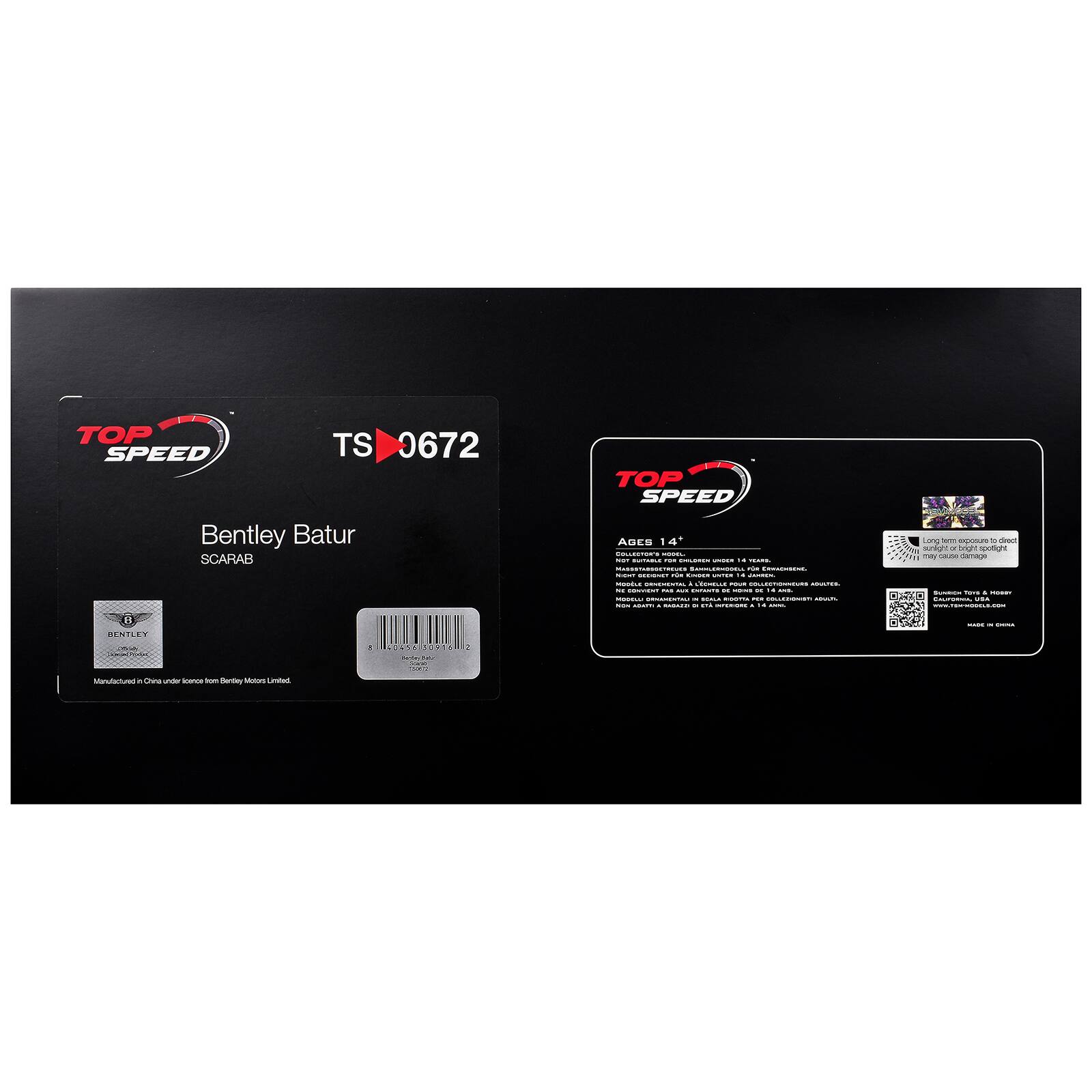 TOP SPEED TS 0672 TOP SPEED Bentley Batur SCARAB AGES 14+