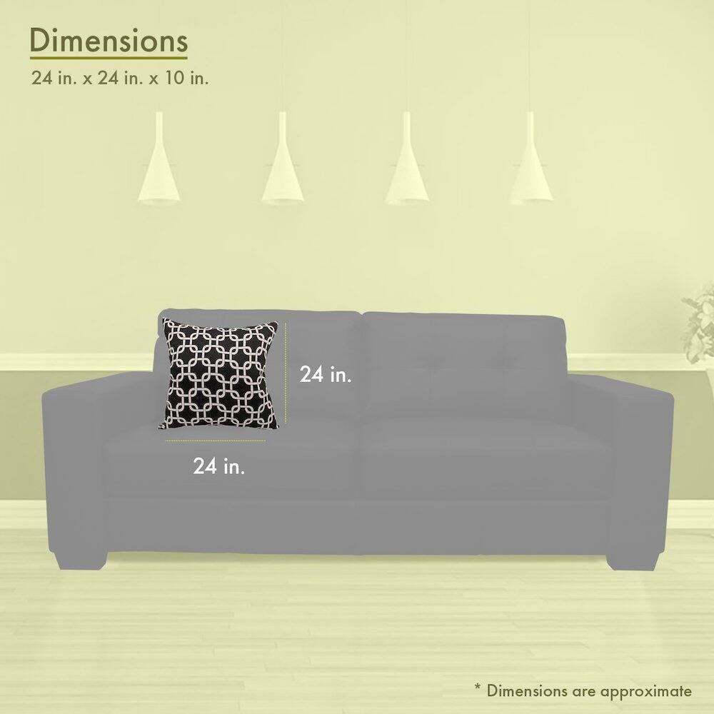 Dimensions  
24 in. x 24 in. x 10 in.  

24 in.  
24 in.  

* Dimensions are approximate