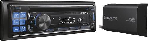 Front Standard. Alpine - 50W x 4 Apple® iPod®-/Satellite Radio-Ready In-Dash CD Deck.