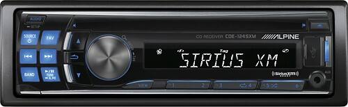 Alt View Standard 1. Alpine - 50W x 4 Apple® iPod®-/Satellite Radio-Ready In-Dash CD Deck.