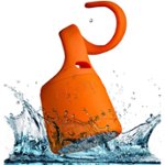 Front. Polk Audio - BOOM Swimmer Duo Portable Bluetooth Waterproof Speaker - Orange.