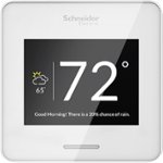 Front Zoom. Schneider Electric - Wiser Air Smart Thermostat - White.