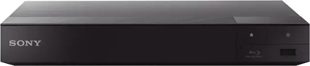 Front. Sony - BDP-S6700 Streaming 4K Upscaling Wi-Fi Built-In Blu-ray Player - Black.