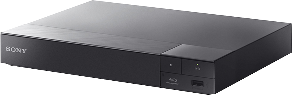 Left View: Sony - BDP-S6700 Streaming 4K Upscaling Wi-Fi Built-In Blu-ray Player - Black