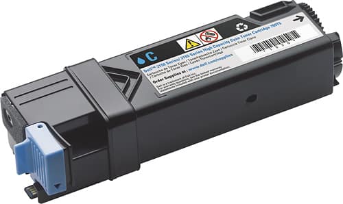 Dell - THKJ8 Toner Cartridge - Cyan - Larger Front