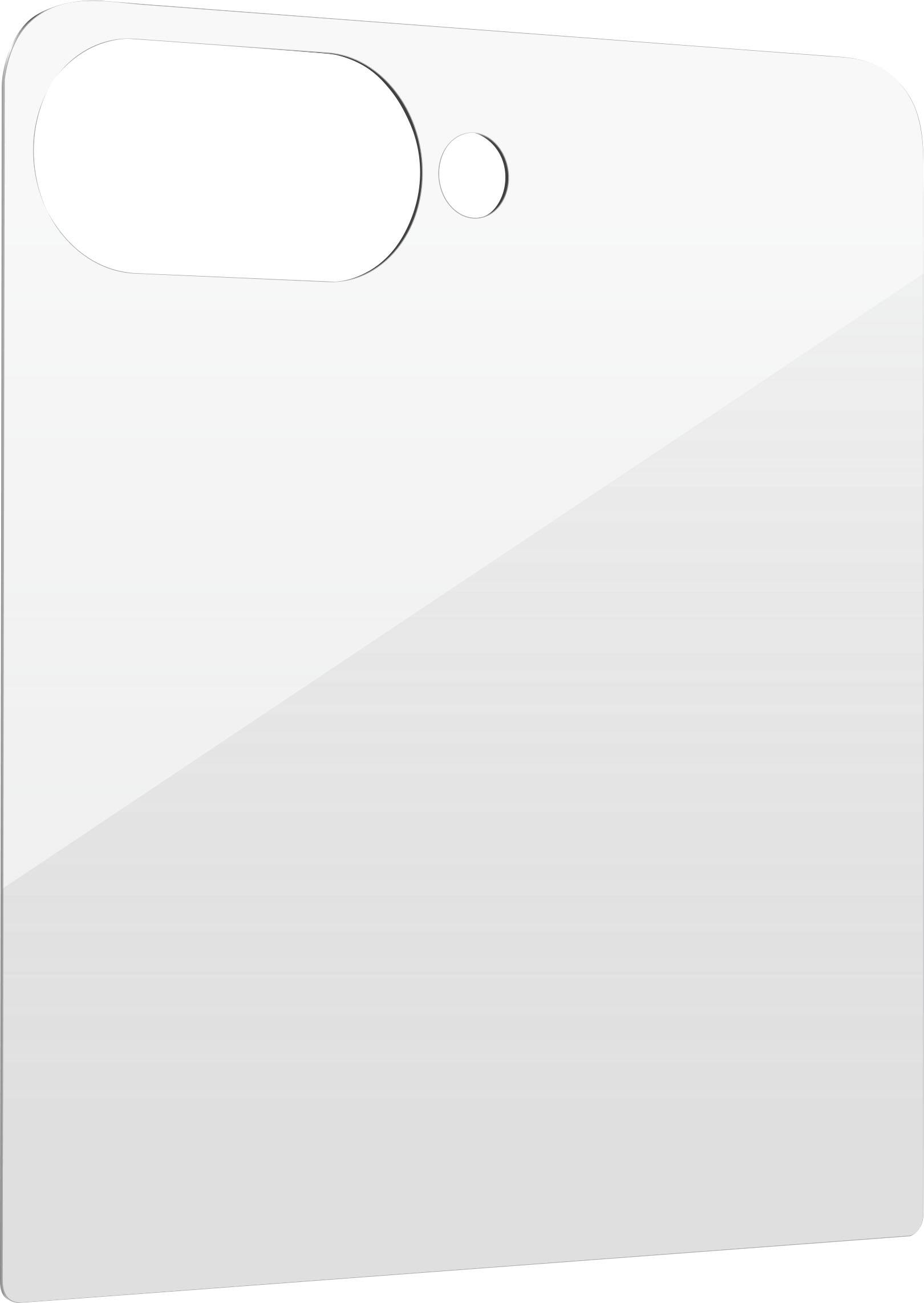 Left. ZAGG - Glass+ Defense Screen Protector for Samsung Galaxy Z Flip7 - Clear.