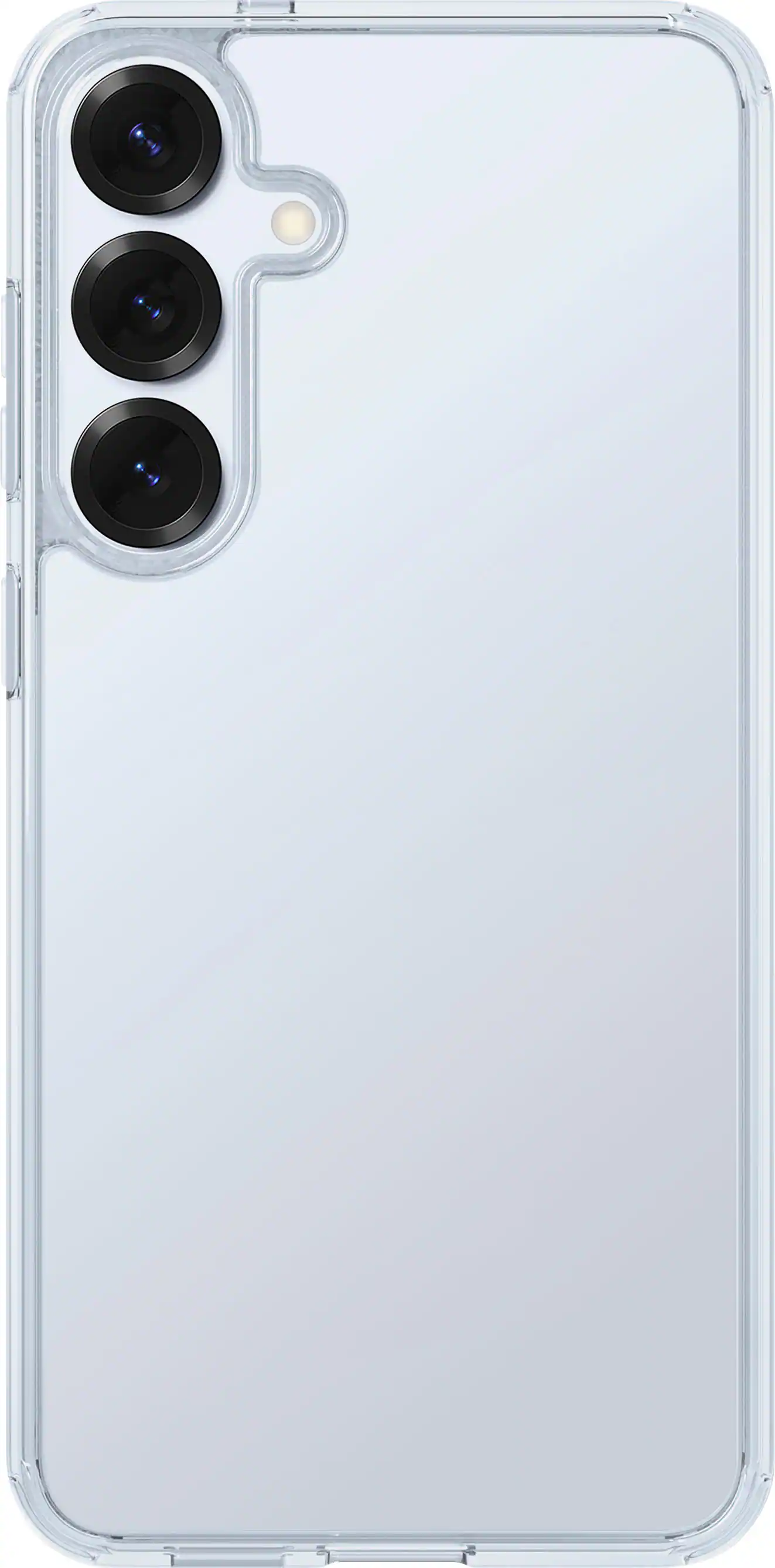 Front. Insignia™ - Hard-Shell Case for Samsung Galaxy S25+ - Clear.