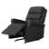 Angle. ProLounger - Lameur Left Handed Stitch-Tufted Rocker Recliner - Dark Gray.