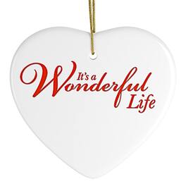 OrnamentallyYou - Its a Wonderful Life Christmas Ornament - Multi-colored