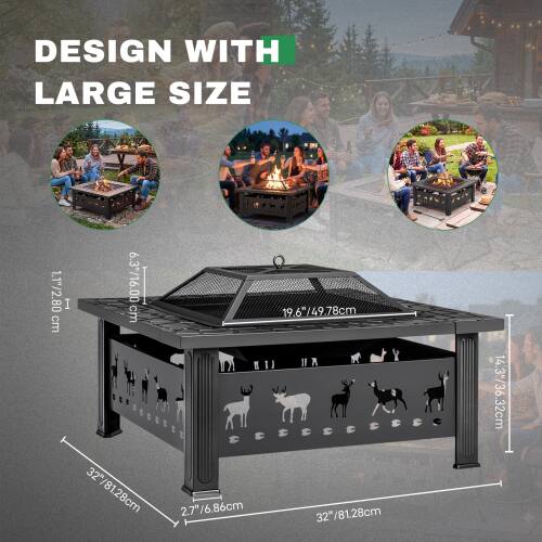 DESIGN WITH LARGE SIZE

1.1"/2.80 cm  
6.3"/16.00 cm  
19.6"/49.78 cm  
32"/81.28 cm  
2.7"/6.86 cm  
14.3"/36.32 cm