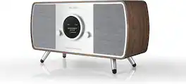 Tivoli Audio - Music System Home Gen 2 Wi-Fi & Bluetooth Stereo System with AirPlay 2 & Google Cast - Walnut / Grey