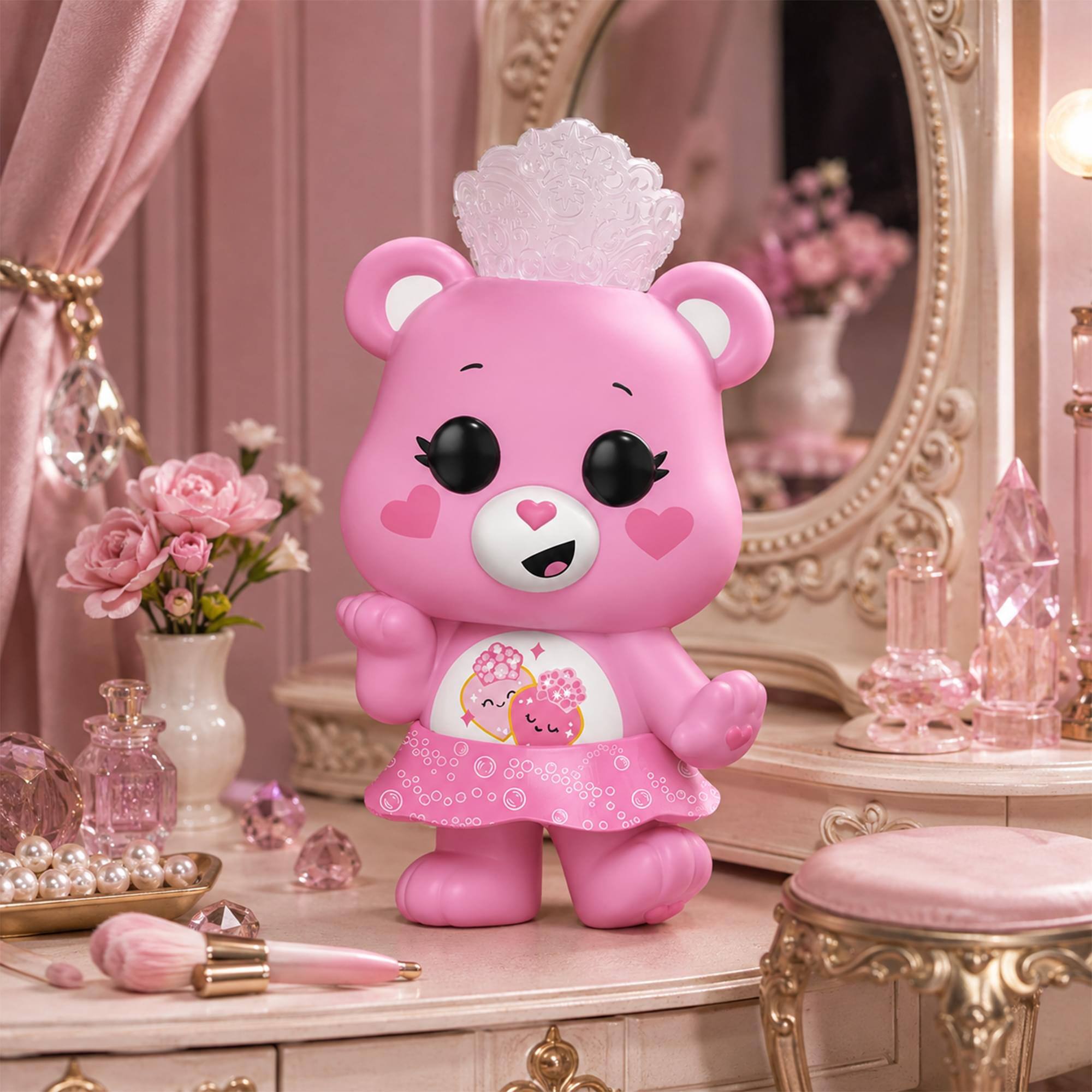Alt View 2. Funko - Funko POP! Movies: Wicked x Care Bears - Love-A-Lot Bear as Glinda Upland   - COLLECTIBLES - Multicolor.