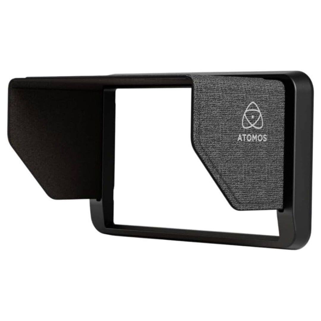 Angle. Atomos - Atomos Black Sunhood with Laminated Glass Fiber Sun Visor for Ninja Phone - Gray.