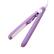Front. Kitcheniva - Mini Portable Hair Iron Straightener Curler Ceramic Purple - Purple.