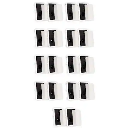 Front. Theater Solutions by Goldwood - TS80W Flush Mount In Wall Speakers with 8" Woofers Home Theater 9 Pair Pack - Paintable White.