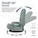 Smooth 360° Swivel
Easily adjust for the perfect angle and enjoy flexible comfort all day long
COMPACT
STURDY
360° Swivel