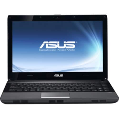 Front Standard. Asus - U Series 13.3" Laptop - 4GB Memory - 750GB Hard Drive - Black.