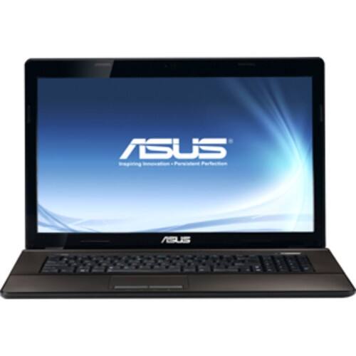 Front Standard. Asus - 17.3" Notebook - 6 GB Memory - 500 GB Hard Drive - Mocha.