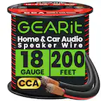 GEARit Home & Car Audio Speaker Wire 18 200 GAUGE FEET CCA