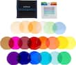 ExpoImaging - Rogue Gels Lighting Kit: 20 Circular Filters for the Rogue Flash Grid - Larger Front