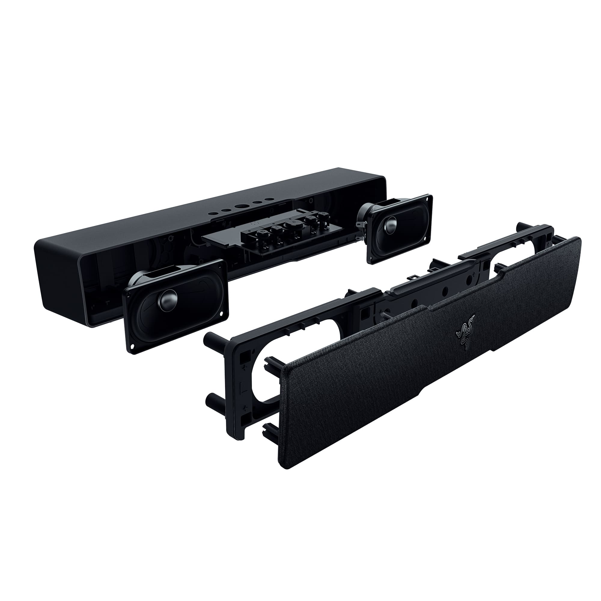 Alt View 19. Razer - Leviathan V2 X 2.0 Bluetooth Gaming Speaker with RGB Lighting (1-Piece) - Black.