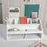 Alt View 11. Martha Stewart - Weston Premium Engineered Wood Desktop Organizer - White.