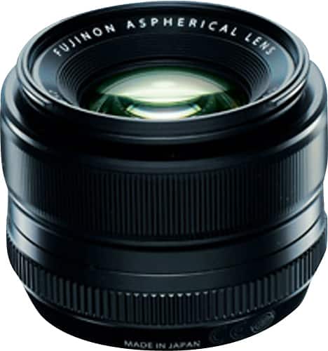 Front. Fujifilm - FUJINON XF 35mm f/1.4 R Standard Lens for Fujifilm X-Mount System Cameras - Black.