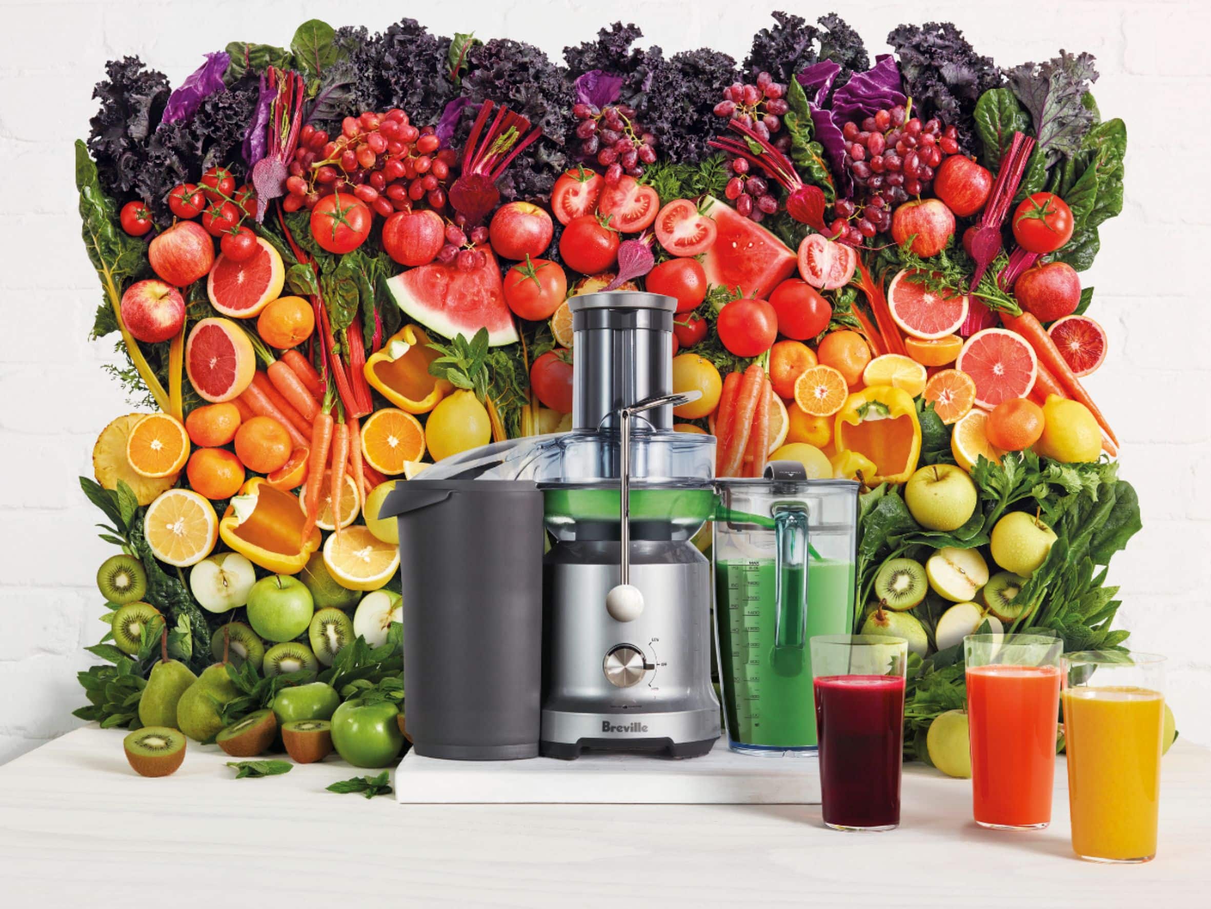 Alt View 14. Breville - Juice Fountain® Cold Electric Juicer - Silver.