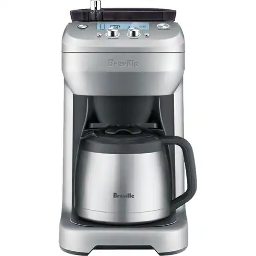 Angle. Breville - the Grind Control 12-Cup Coffee Maker - Brushed Stainless Steel.