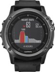 Front Zoom. Garmin - fēnix® 3 HR Smartwatch 51mm Fiber-Reinforced Polymer - Gray.