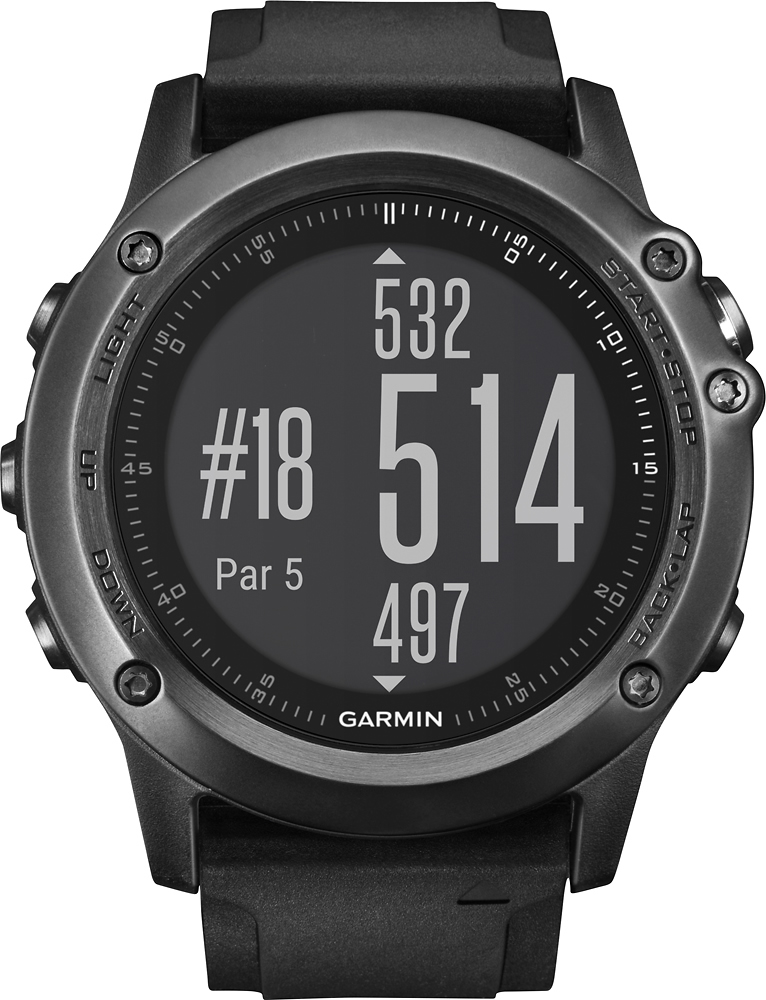 Best Buy: Garmin fēnix® 3 HR Smartwatch 51mm Fiber-Reinforced 