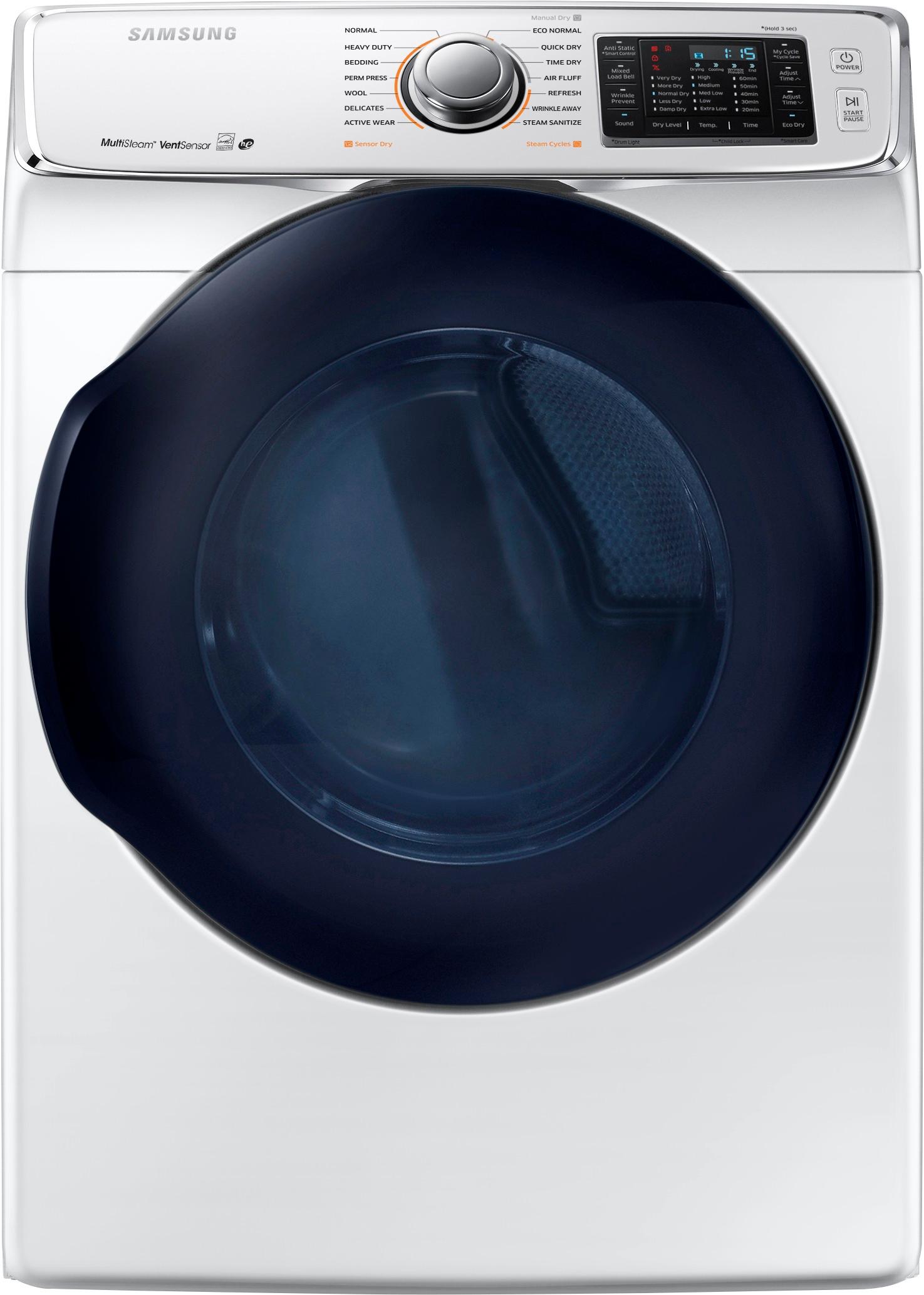 Samsung 7.5 cu ft. Natural Gas Dryer (Merlot) — Adaptive