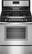 Front. Whirlpool - Closeout 30" Self-Cleaning Freestanding Gas Range - Stainless steel.
