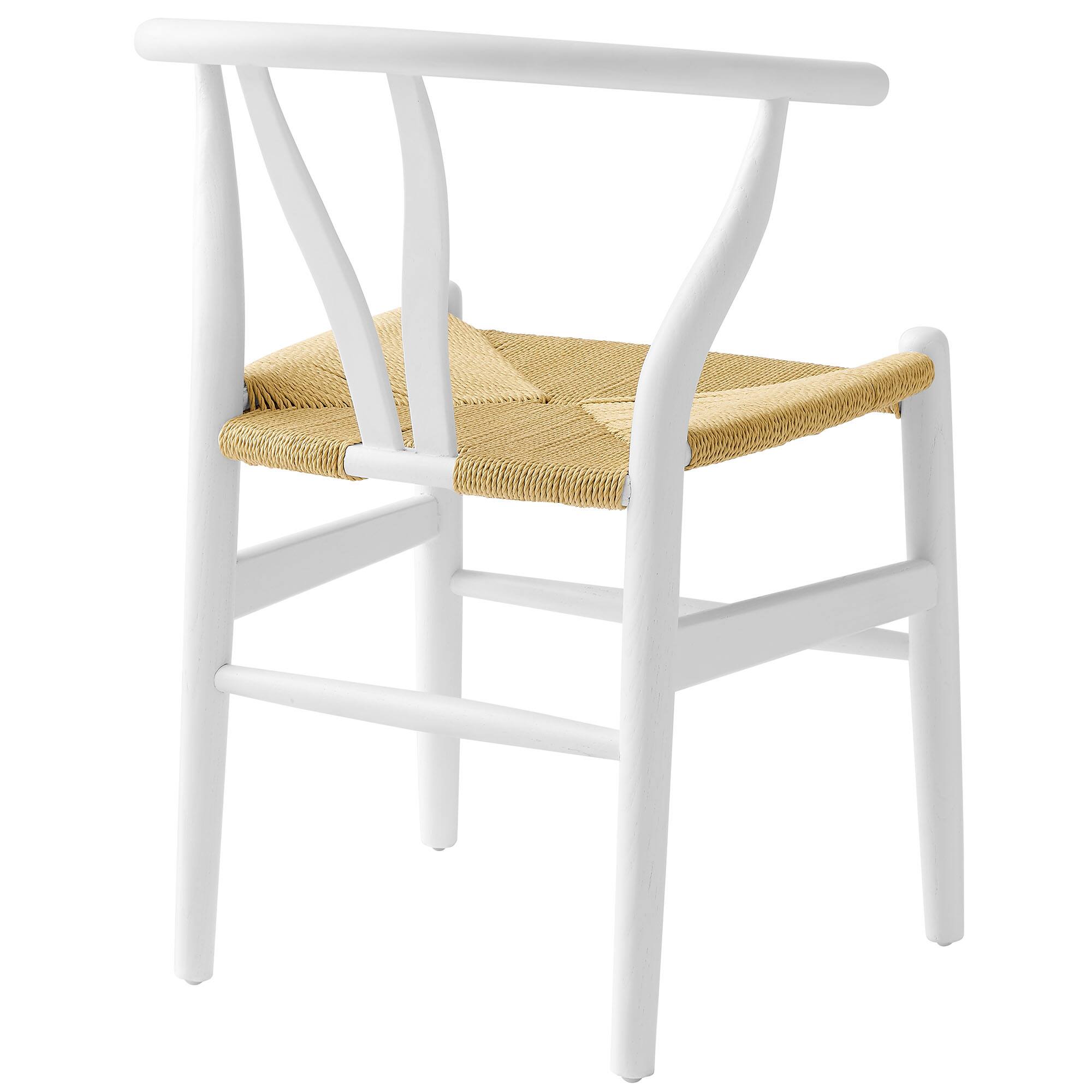 Alt View 1. Modway - Amish 29" Wood Dining Chair by Modway - White.