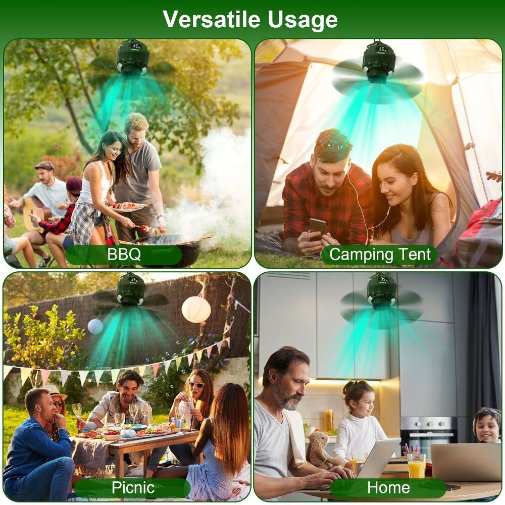 Versatile Usage

- BBQ
- Camping Tent
- Picnic
- Home