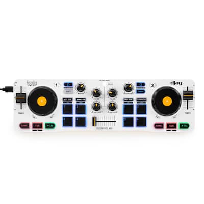 Hercules DJ Control Mix White DJCONTROL-MIX - Best Buy Hercules DJ Control Mix White DJCONTROL-MIX - Best Buy
