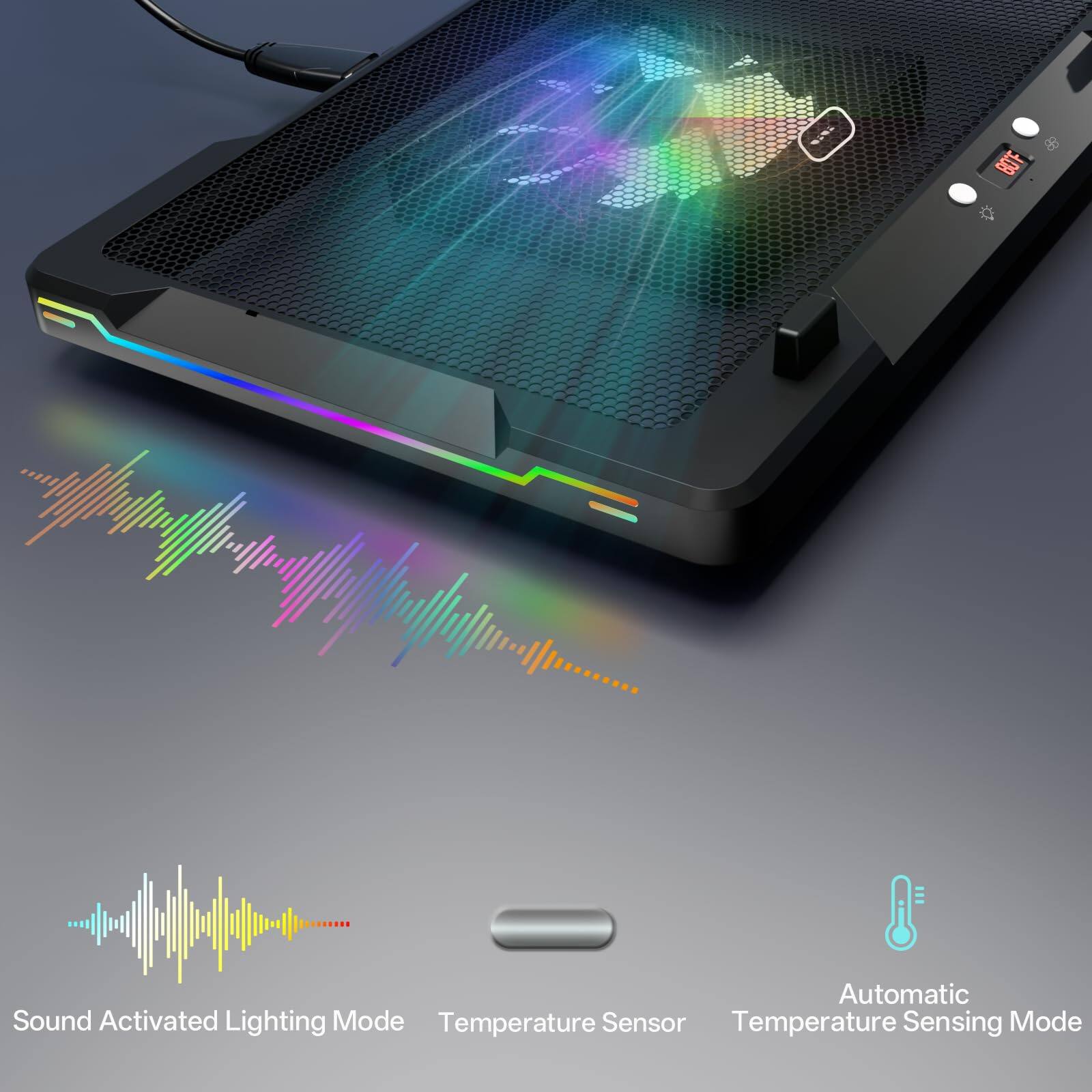 BUF Automatic Sound Activated Lighting Mode  
Temperature Sensor  
Temperature Sensing Mode