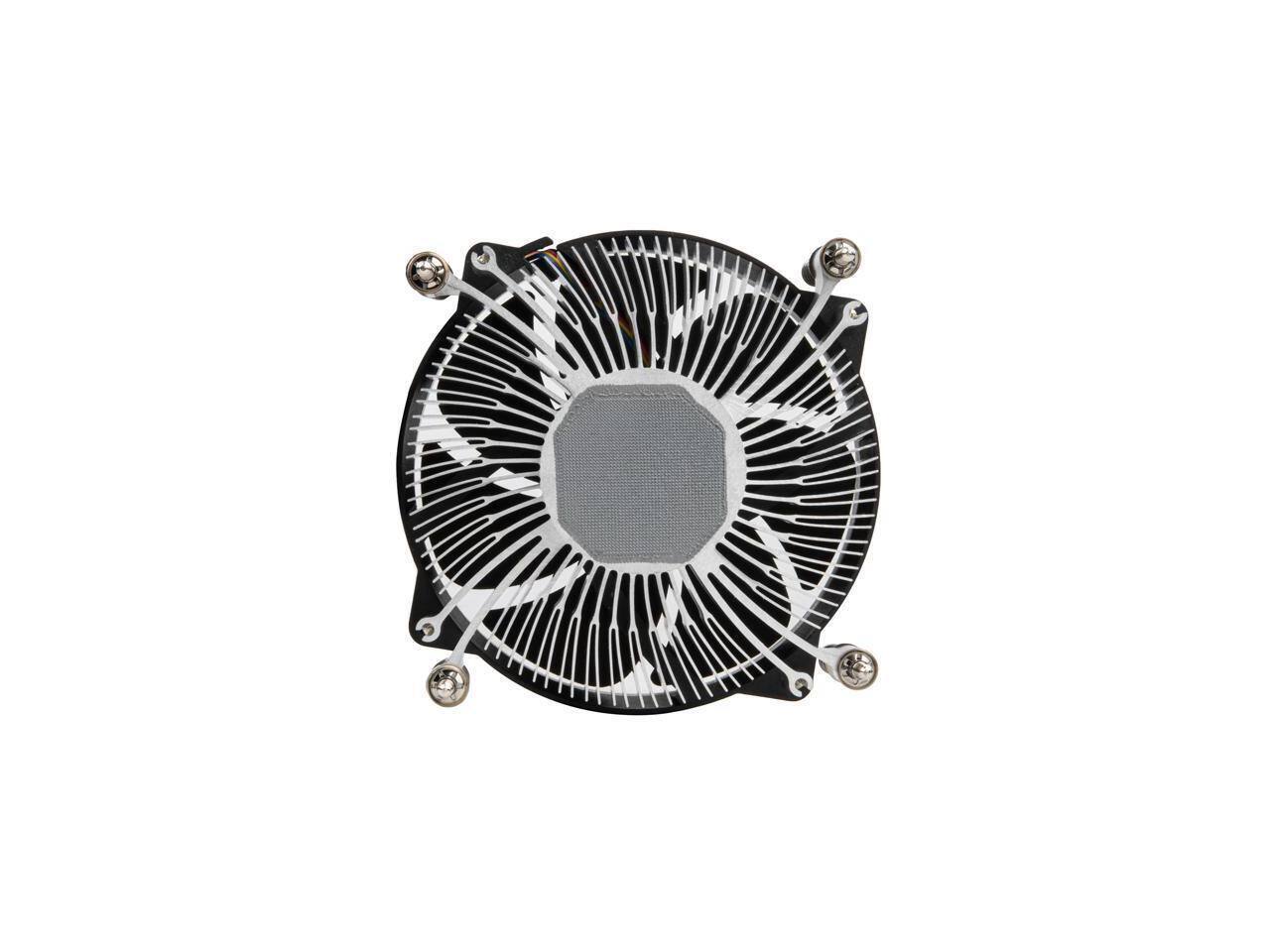 Left. SilverStone - Low-profile CPU heatsink for Intel LGA1700 - Black.