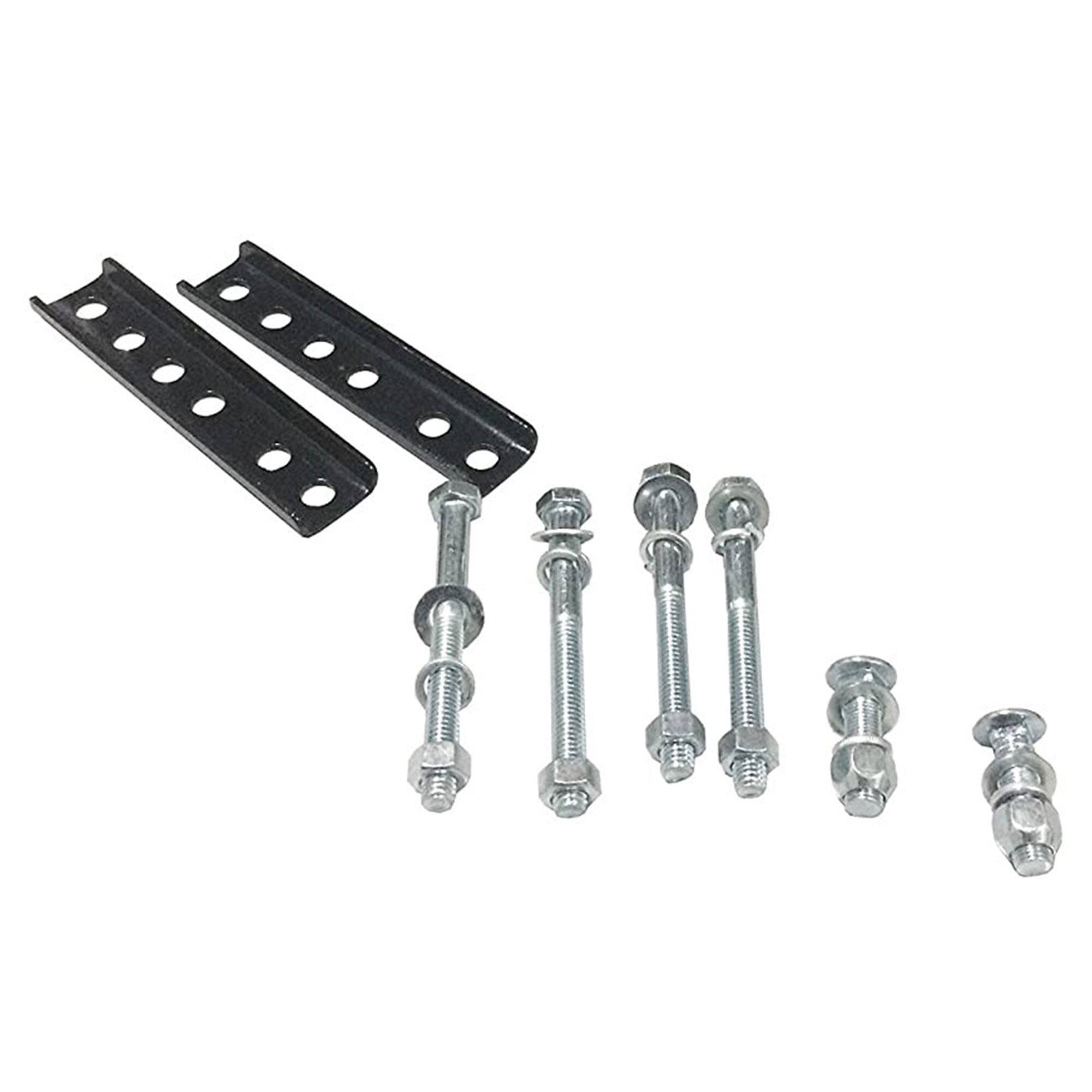 Alt View 3. Tow Tuff - Tow Tuff TTF-08HD Heavy Duty Steel Universal Spare Trailer Tire Carrier, Black - Black.