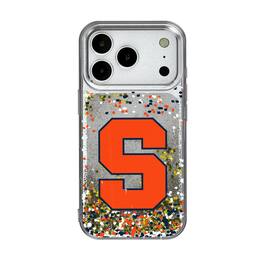 Keyscaper - NCAA - Syracuse Orange iPhone Glitter Confetti Design Case - 15 - Multicolor