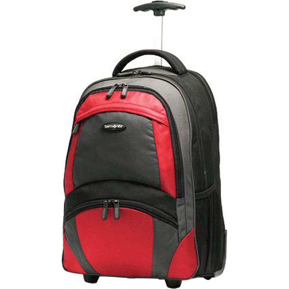 Questions and Answers: Samsonite Rolling Laptop Backpack Orange and ...