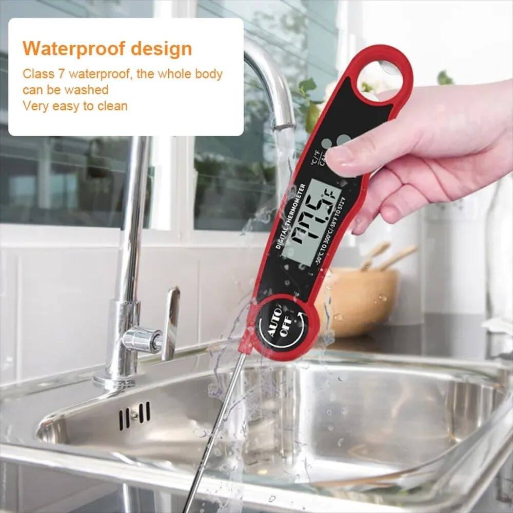 Waterproof design  
Class 7 waterproof, the whole body can be washed  
Very easy to clean  

DIGITAL THERMOMETER  
CTO300C  
(-58°F - 50°C)  
AUTO OFF