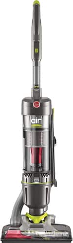 Hoover - Air™ Steerable Pet Bagless Upright Vacuum - Silver - Larger Front