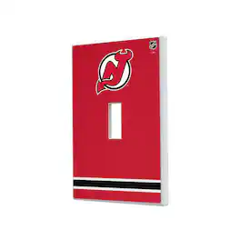 Keyscaper - New Jersey Devils Single Toggle Lightswitch Plate - Multicolor