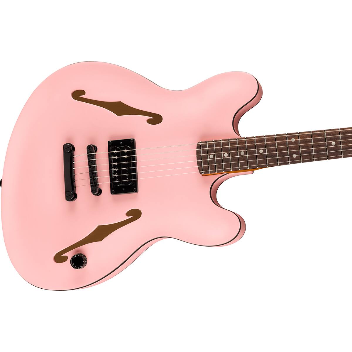 Alt View 2. Fender - Fender Tom DeLonge Signature Starcaster Electric Guitar, Satin Shell Pink.