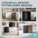 COOLER ALL AROUND, FITTING EVERY GROUND
kitchen
office
a living room
study