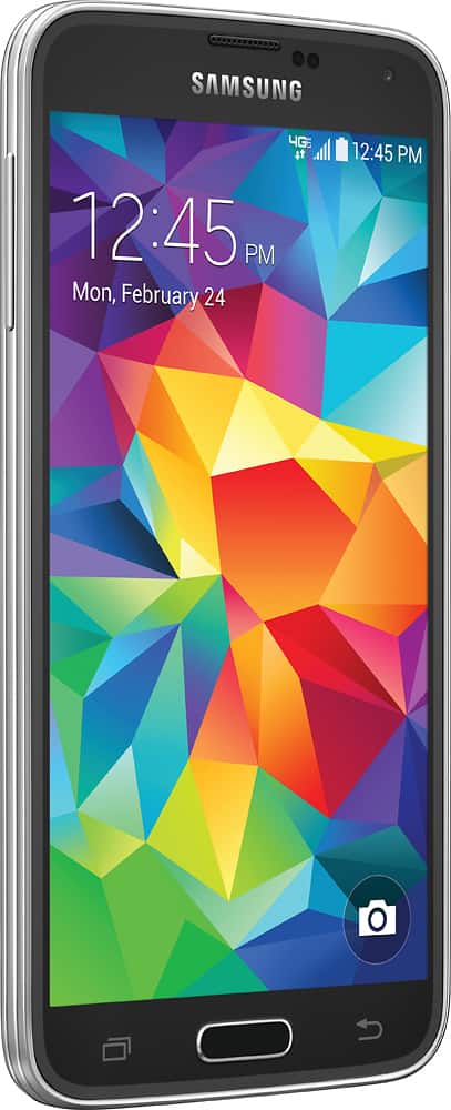 Angle. Samsung - Certified Pre-Owned Galaxy S5 4G LTE with 16GB Memory Cell Phone.