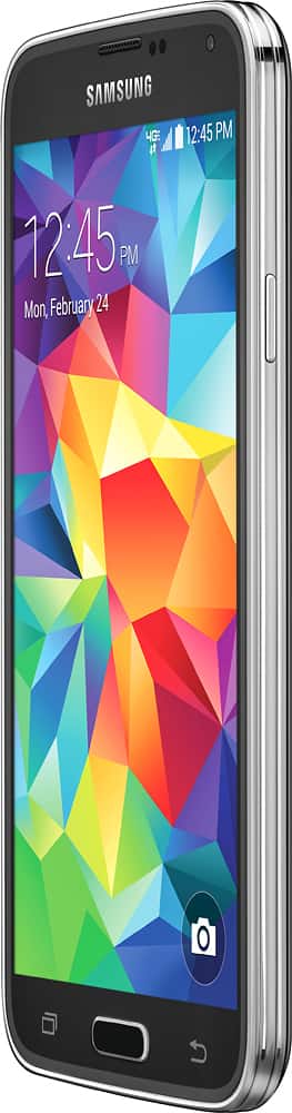 Left. Samsung - Certified Pre-Owned Galaxy S5 4G LTE with 16GB Memory Cell Phone.